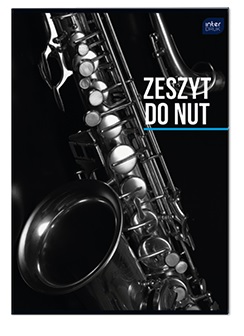 Hudobný zošit A4, 16 listov, zvislý, interprint