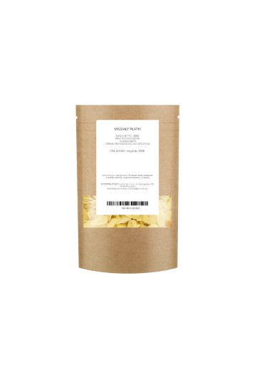 MANDĽOVÉ VLOČKY MANDLE 100% ČERSTVÉ 250g
