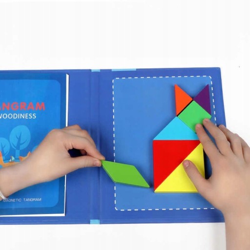 TANGRAM MAGNETIC WOODEN PUZZLE ECO Špeciálna logická hra