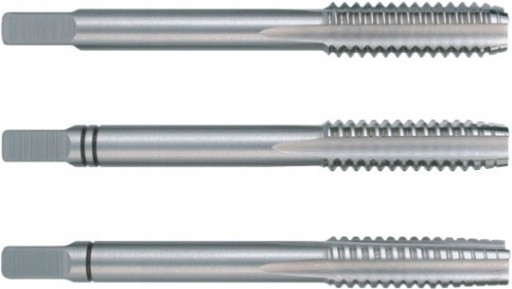 ZÁVITNÍKY RUČNÉ M4 4x0,7mm SADA 3 ks. HSS