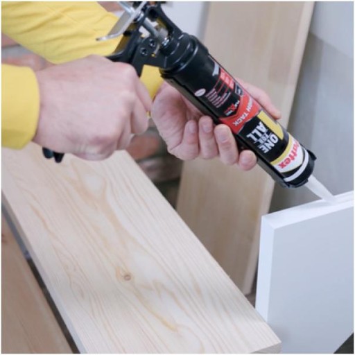 GUN Squeezer Glue Akrylový silikónový tmel
