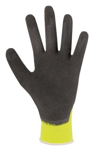 Nylon+latexové pracovné rukavice Ardon Petrax žlté 10