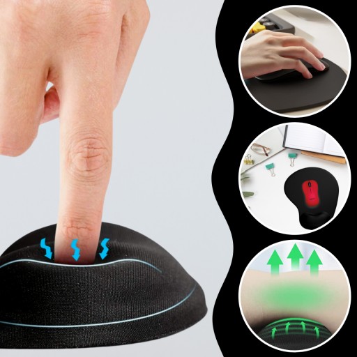 ERGONOMICKÁ PODLOŽKA NA ZÁPESTIE MYŠ