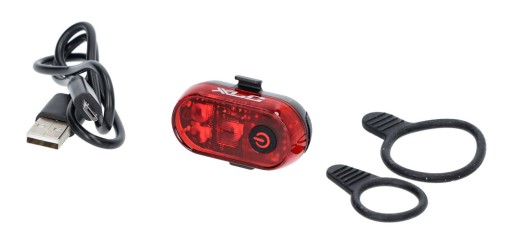 ZADNÁ LAMPA NA BICYKEL XLC ALTAIR CL-R26 USB, KÁBLOVÁ, LED, BICYKELOVÁ LAMPA