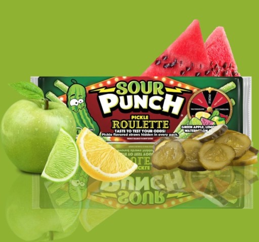 Sour Punch Pickle Ruleta