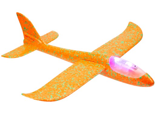 STYROPENOVÝ LIETADOVÝ KLUZÁK 47 CM SO SVIETIACI LED