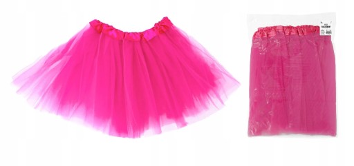 Tylová tutu sukňa 40CM FUCHSIA RUŽOVÁ BAKALÁRSKA PÁRTY
