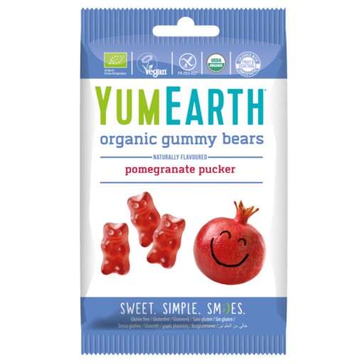 Ovocné medvedíky z granátového jablka (Gummy Bear) ECO 50g