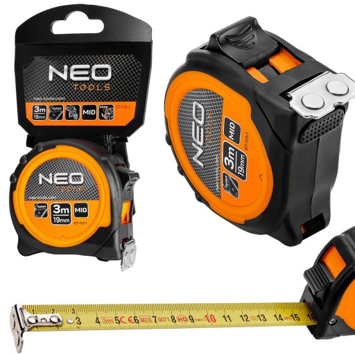 NEO VALOVANÁ OCEL MIERY 3m 19mm CERTIFIKÁT NYLON STREDNÝ MAGNET 67-113-1