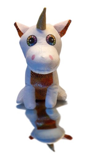MASKOT JEDNOROŽEC KôŇ, DETSKÁ plyšová hračka JEDNOROŽEC