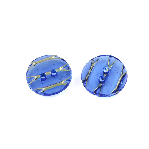 Gombíky akrylové Okrúhle 13x3mm 25 ks
