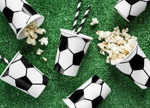FAN papierové poháre FUTBAL futbal NARODENINY 260 ml 6 ks