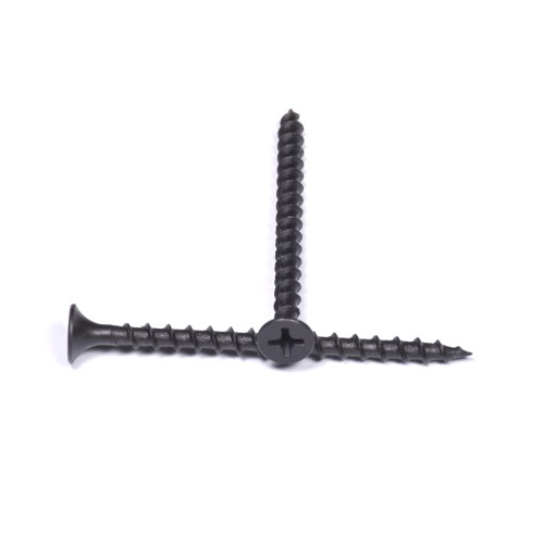 Skrutky do dreva 45mm čierne fosfátované do sadrokartónu 1kg/470ks