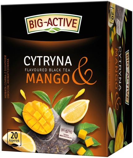 BIG ACTIVE Black 20tb Lemon Mango
