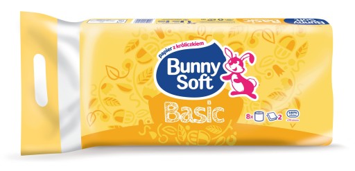 BUNNY SOFT Toaletný papier 2 vrstvy 8 ks.