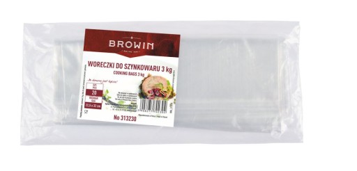 Plastové vrecká do šunkovaru 3kg 20 ks ČB