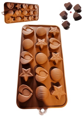SILIKONOVÁ forma, forma na ČOKOLÁDU, pralinky, čokolády