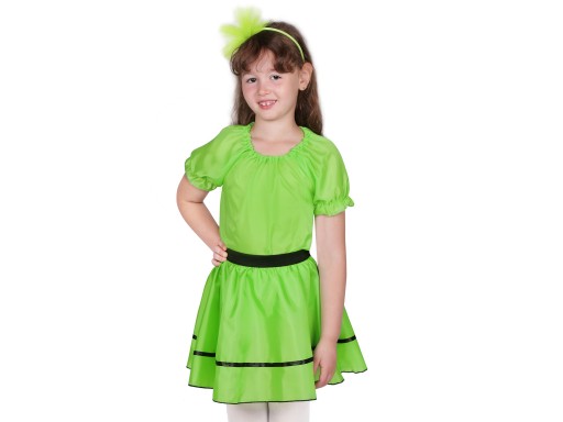 ELASTICKÁ SUKŇA, ZELENÝ OUTFIT, 34 cm