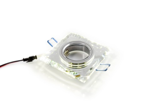 SADA HALOGÉNOVÉHO SKLA + LED ŽIAROVKA 7W + GU10 6000K