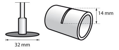 DREMEL 540 rezací kotúč 32mm bal 5 ks + 1 ks
