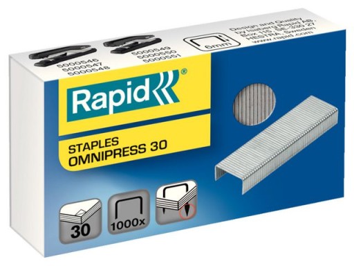 ZOŠÍVAČKY RAPID OMNIPRESS 30 1000 KS