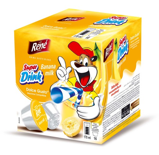 René DRINK BANANA kapsule pre Dolce Gusto 16 ks