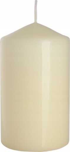 Sviečka valcová BISPOL Aura 50H 12CM SW70/120 ECRU