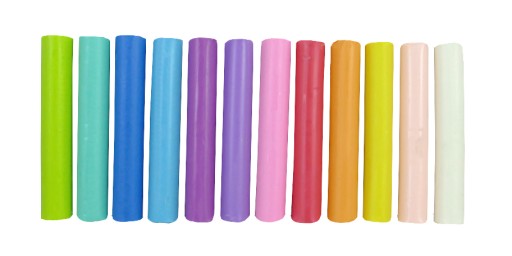 Plastelína Astra Pastel, vôňa limetka, 12 farieb