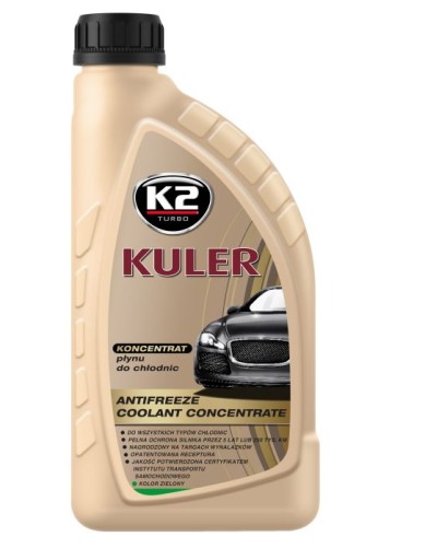 K2 Kuler chladiaca kvapalina, zelený koncentrát, 1l