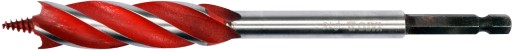 VŔTAČKA DO DREVA VŔTAČKA 18MM 4 KOTOPELE ŠESTUSTRANNÁ OCEL HRC