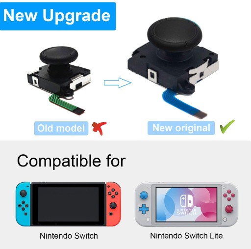 Joystick s analógovou pákou joy-con Black