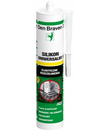 Den Braven univerzálny silikón bezfarebný 280ml
