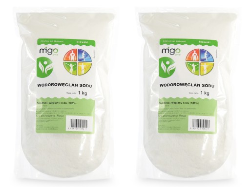 SADA 2x SÓDA NA JEDENIE Potravinárskej kvality, 1kg