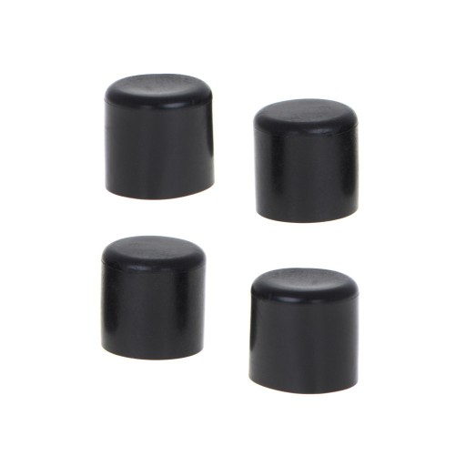 Poťahy, podložky, poťahy na nohy nábytkových stoličiek, 4 ks. 22 mm čierna