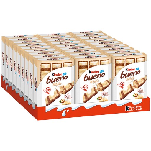 Ferrero Kinder Bueno biele orieškové tyčinky 117g