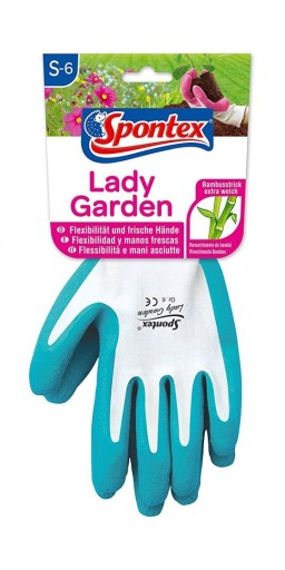 Záhradné rukavice SPONTEX Lady Garden Veľkosť M