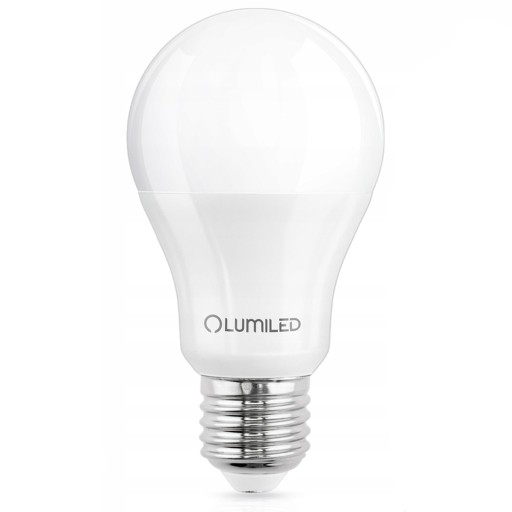 E27 A60 LED žiarovka 8W = 60W 806lm 6500K Studená 260° LUMILED