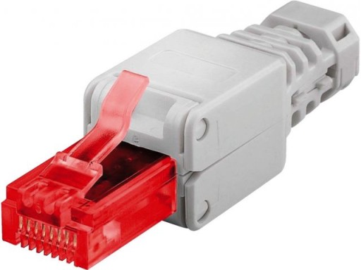 Beznástrojová sieťová zástrčka RJ45 CAT 6 UTP