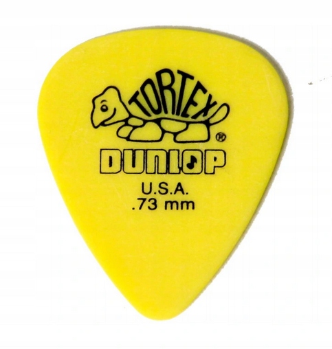 Trsátko Dunlop Tortex gitarové 0,73 mm 418R žlté