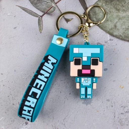 MINECRAFT 3D PRÍvesok na kľúčenky PRÍvesok na kľúče