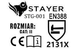 Pracovné rukavice STAYER veľkosť 7 - 12 párov *STRONG*