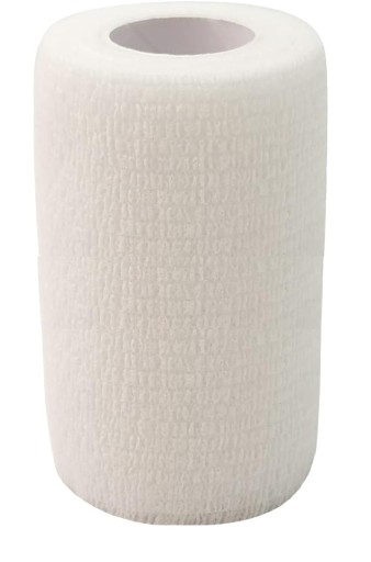 KOHÉZNY OBVAZ ELASTICKÝ SAMOLEPIACI OBLIAH 10cm x 4,5m BIELY