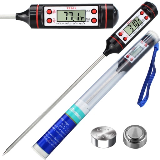 ČEPOVÝ TEPLOMER, LCD sonda do mäsa