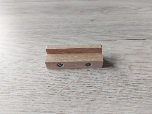 Drevená nábytková úchytka, dub ELKA, dĺžka 64mm, rozmer 32mm, POĽSKÝ VÝROBOK
