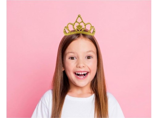 Diadém pre princeznú alebo sliepku, zlatá