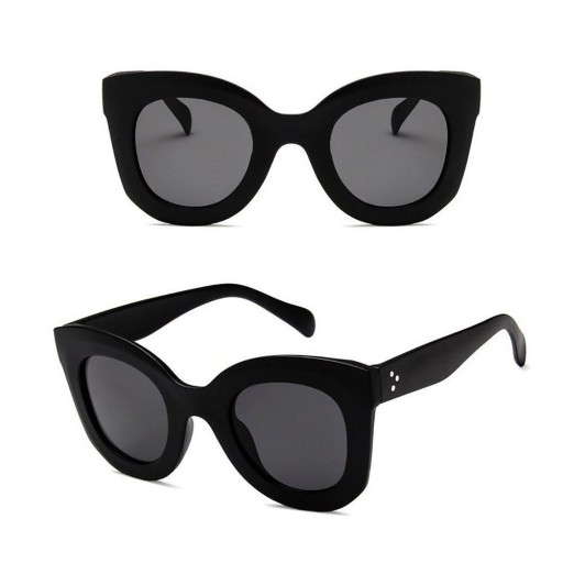 Dámske SLNEČNÉ OKULIARE CAT EYE, ČIERNA