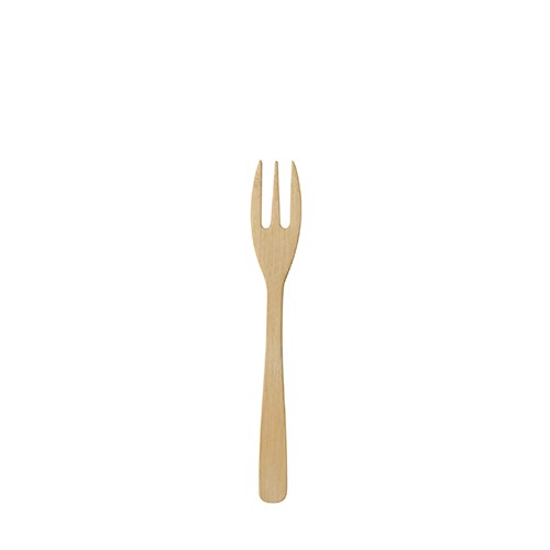 Fingerfood - MINI bambusové vidličky, dĺžka 9,5 cm -50 ks