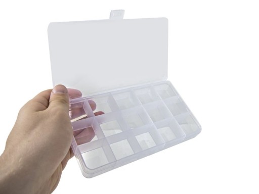 Organizér Box na KORÁLKY, drobnosti, SKRUTKY