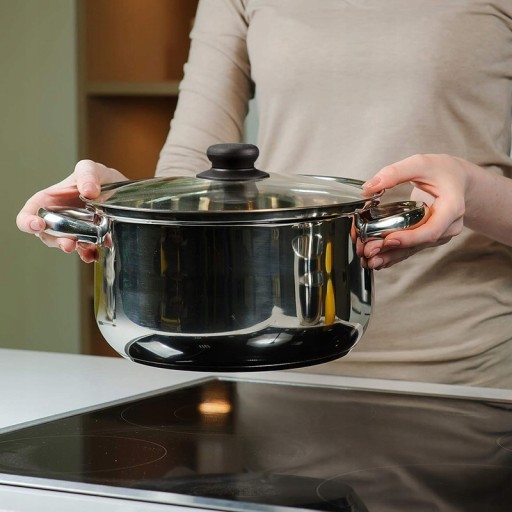 TRADIČNÁ UNIVERZÁLNA SKLENENÁ POKRÝVAČKA S ODVZDUCHOM 20 cm
