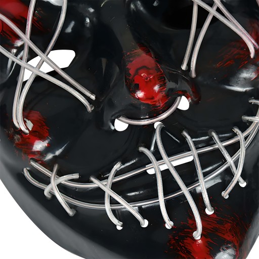 LED MASKA SVIETIACA LED HALLOWEEN PURGE PARTY